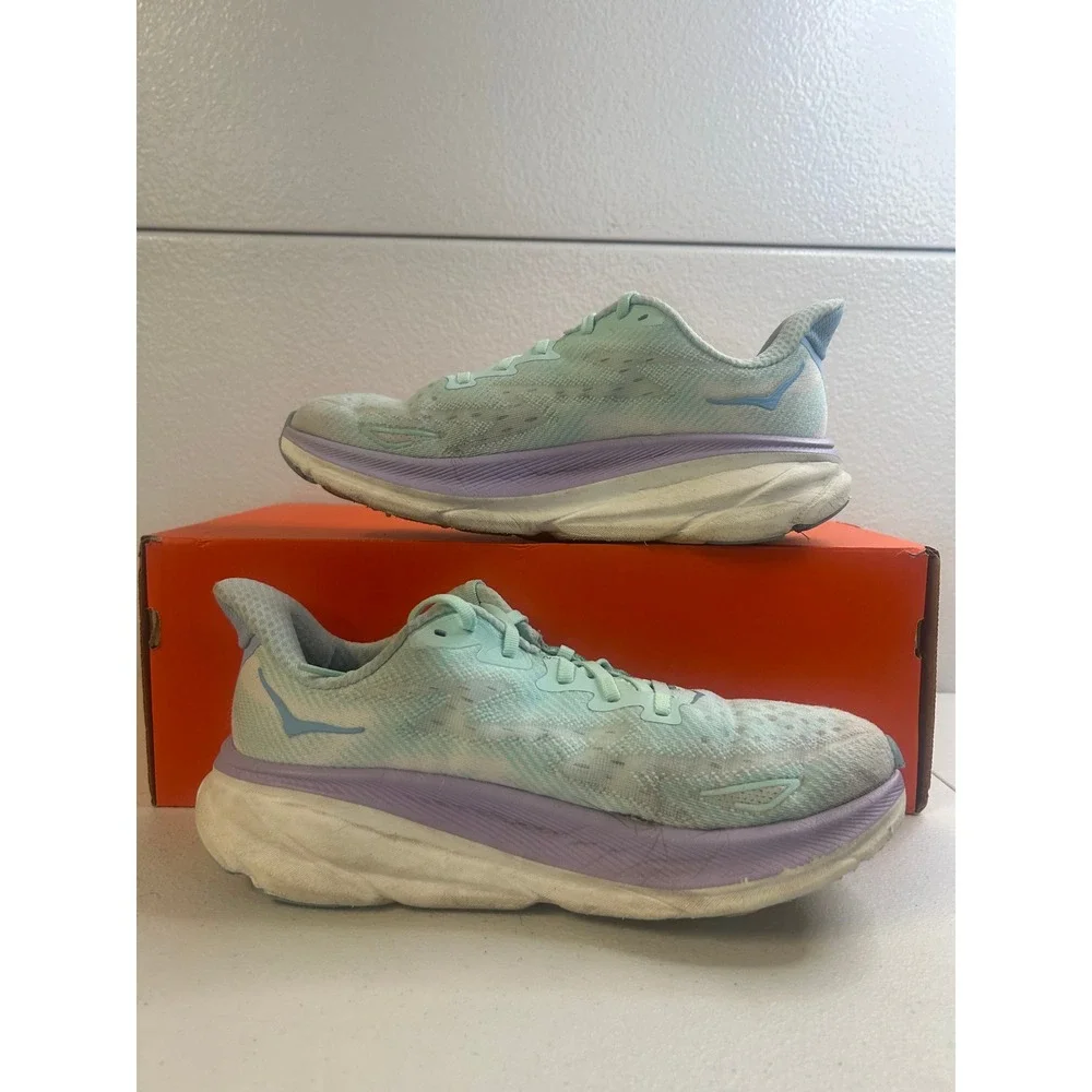 Hoka Clifton 9 Airy Blue Ice Water Women Size 9B #2921